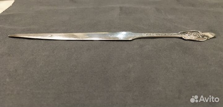 Серебряный нож для писем Дания 1930 год