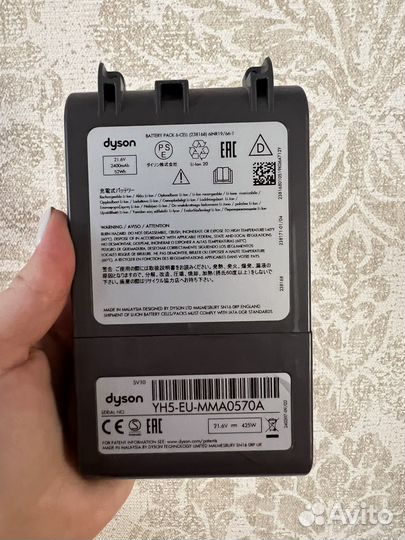 Аккумулятор для пылесоса dyson v8 оригинал