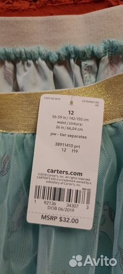 Юбка carters 12