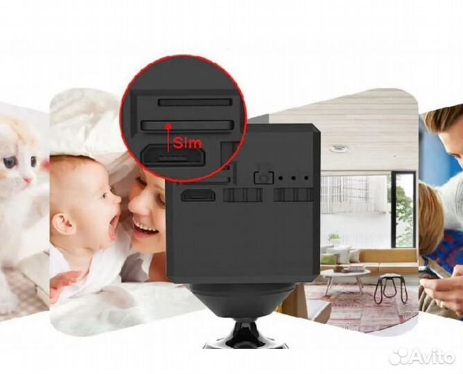 Мини камера 4G. Аккумулятор на 2 недели