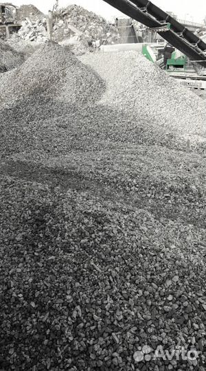 Щебень для дренажа, бетона