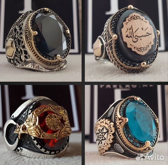 Мужские перстни из серебра