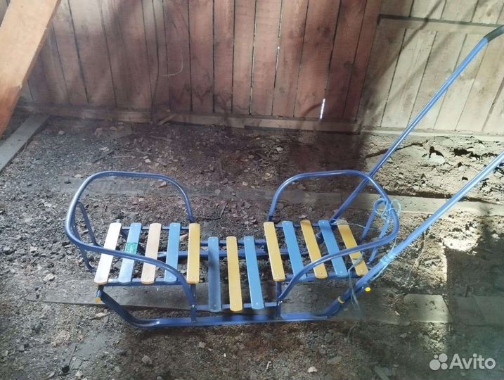 Санки двухместные