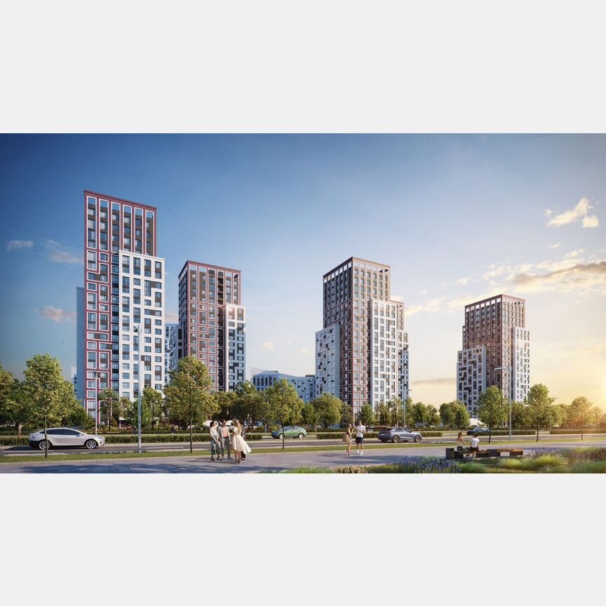 2-к. квартира, 76,3 м², 21/22 эт.