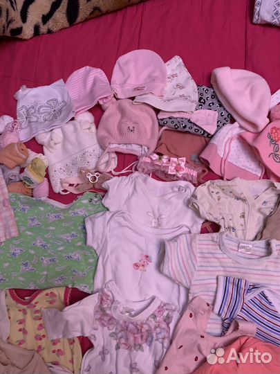 Детские вещи от 1мес-3х девочке