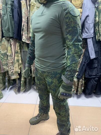 Костюм летний тактический зеленый пиксель