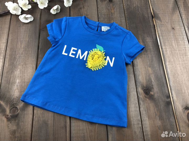 Футболка для девочки нарядная Италия