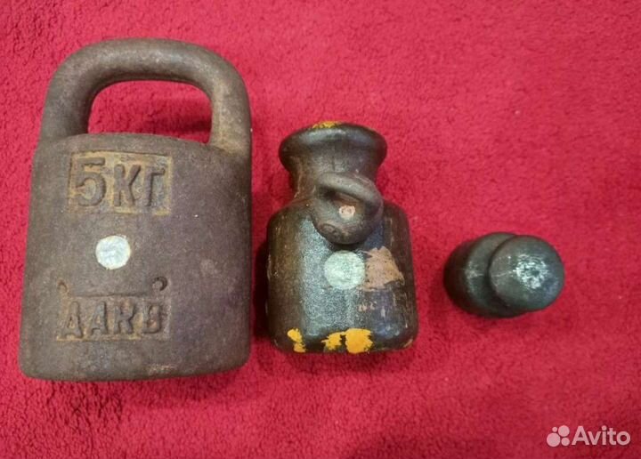 Гири для весов СССР и царская