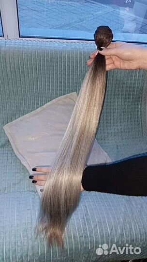 Волосы для наращивания омбре рассрочка