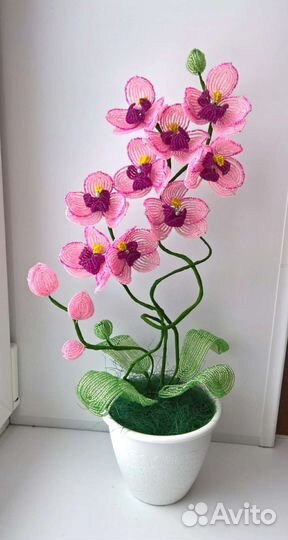 Орхидея из бисера