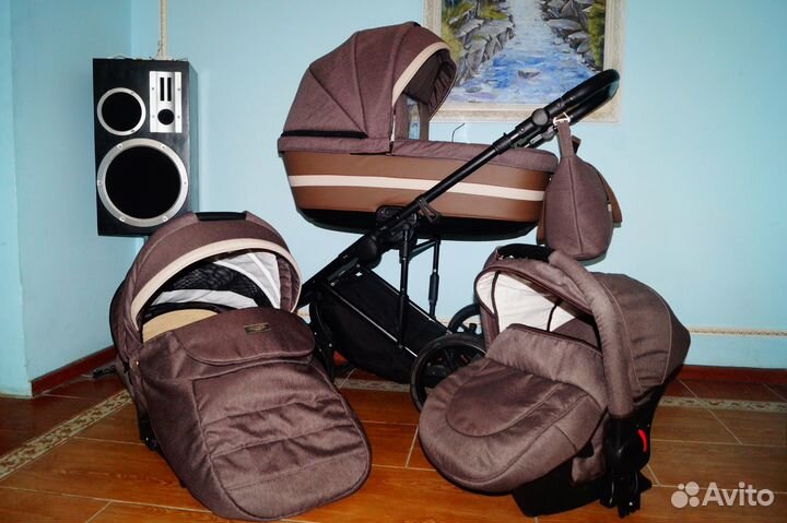Коляска 3 в 1 Adamex Rimini