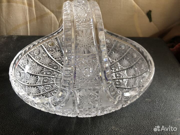 Конфетница хрусталь
