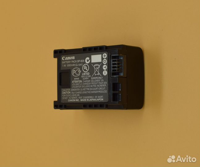 Аккумулятор Canon BP-808(CG-800) для Canon