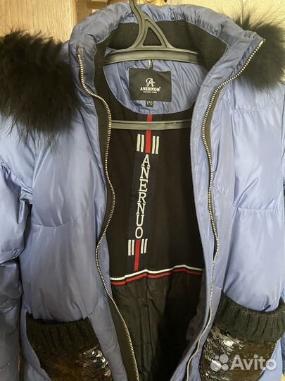 Пальто зимнее для девочки 158