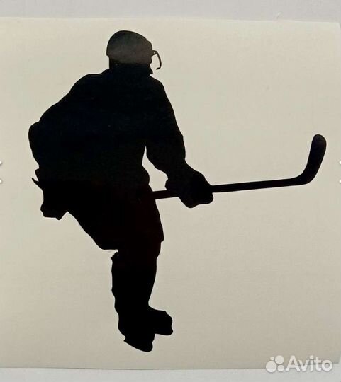 Наклейка хоккеиста игрока (разные)