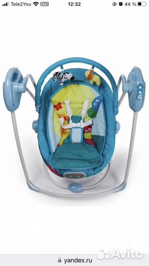 Шезлонг детский babyton