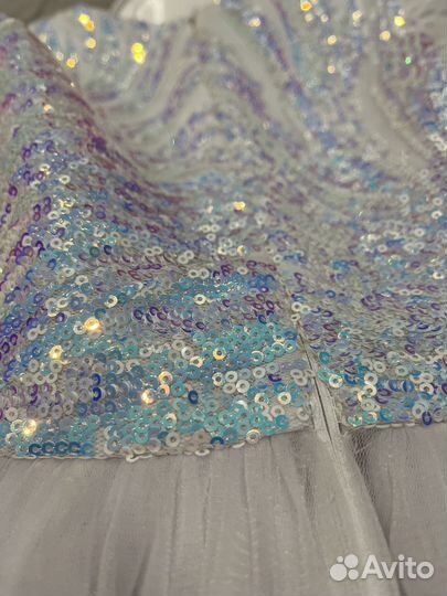 Нарядное платье для девочки 128 134 дизайнерское