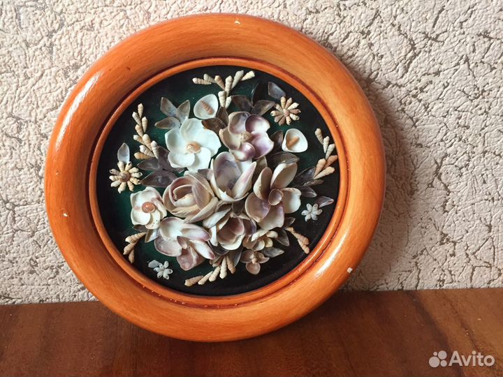 Цветы с ракушек