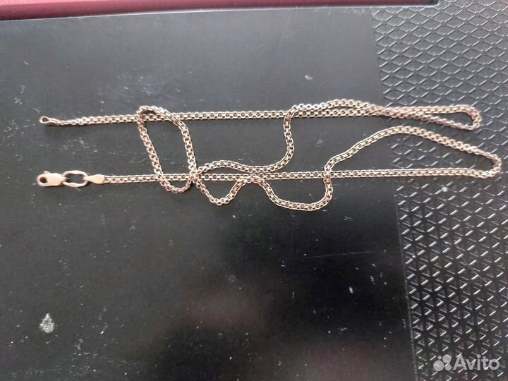 Цепь позолоченная