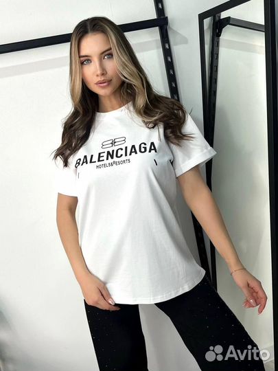 Balenciaga футболка шикарная (топ 2024)