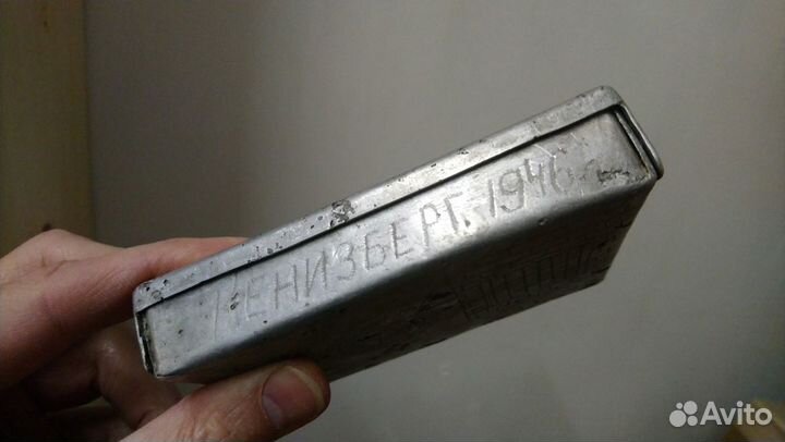 Портсигар Кенигсберг 1946 гвардия солдат