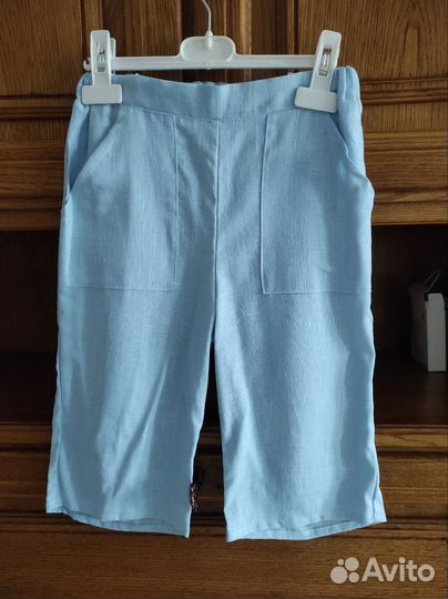 Бермуды для мальчика, р.110-116, лён