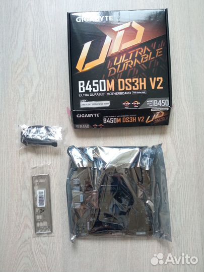 Материнская плата gigabyte b450m ds3h v2