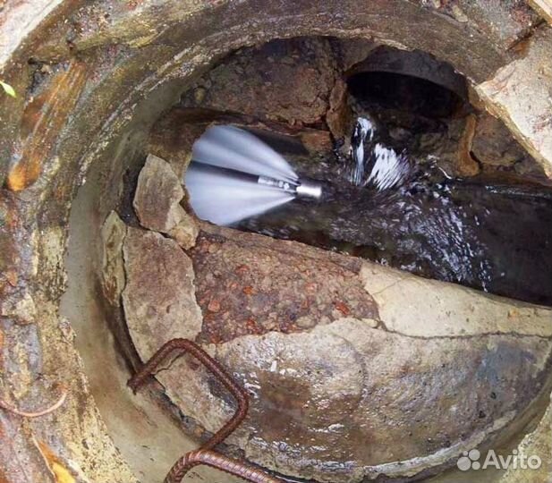 Чистка канализации/Устранение засора
