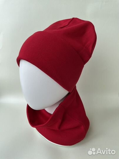Комплект шапка и снуд