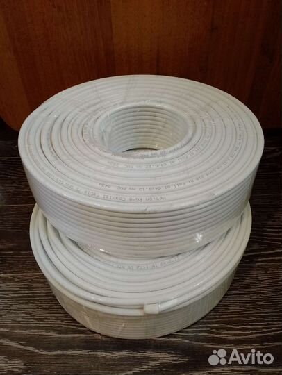 Кабель коаксиальный RG -6. 100 м