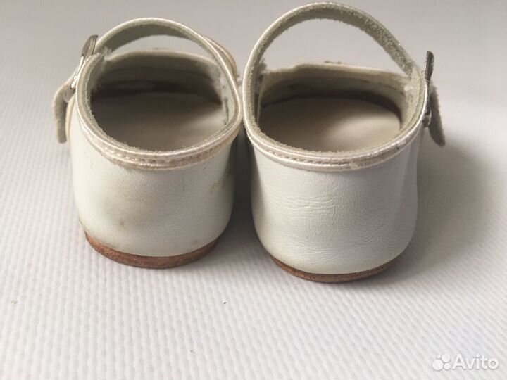 Туфли кукольные кожаные