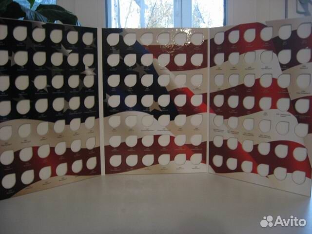 Альбом-планшет для 25-центовых монет США