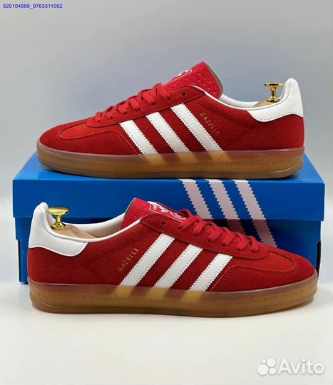 Кроссовки Adidas Gazelle Red (Арт.45439)