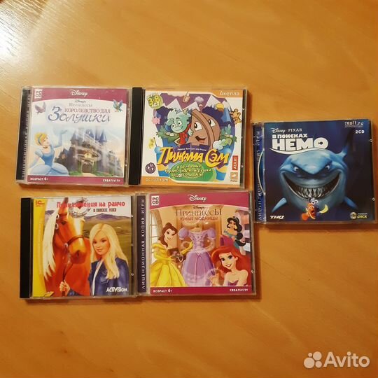 Диски с играми Disney
