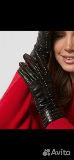 Перчатки женские кожаные 8 размер