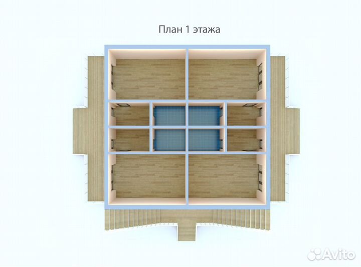 Лстк каркас мини-гостиницы