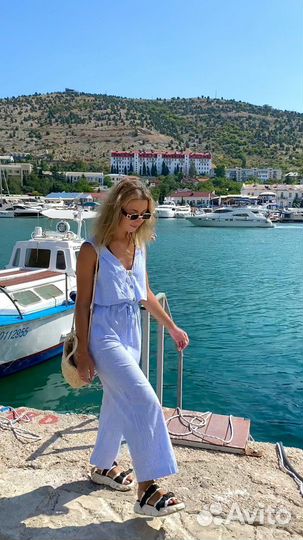 Комбинезон женский льняной zara