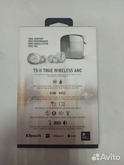 TWS наушники Klipsch T5 II TW ANC