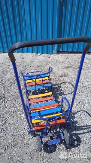 Двухместные санки