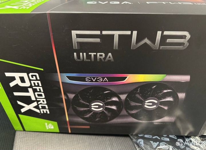 Видеокарта evga RTX 3080 FTW3 ultra