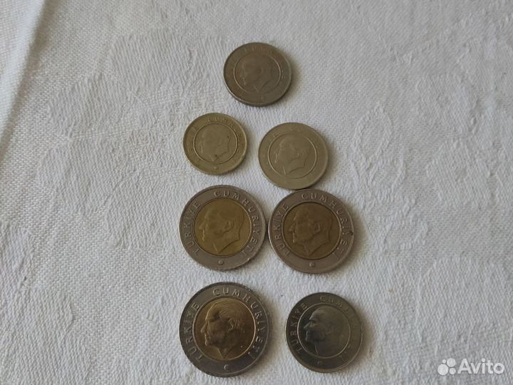 Монеты Турции обмен