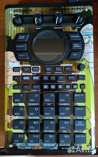 Roland sp 404 mk2 скины Рик и морти