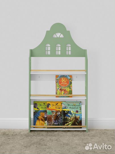 Стеллаж детский для книг 