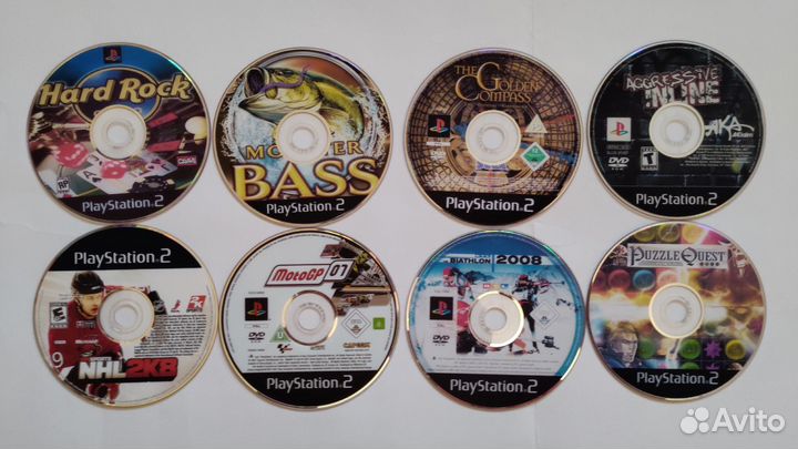 Игры для приставок PlayStation 2 64 шт