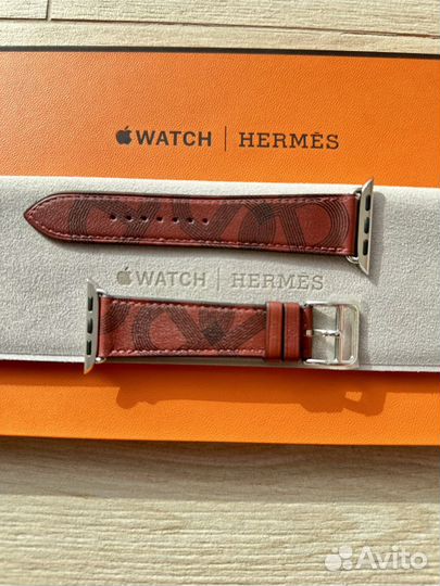 Apple Watch Hermes ремешок Rouge Новый