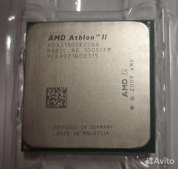 Процессор AMD Athlon II X2 2,7 ггц