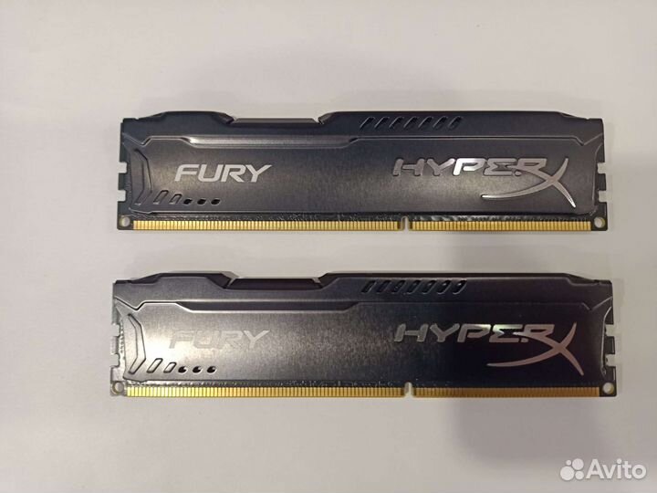 Комплект памяти DDR 3 Kingston Hyper X Fury