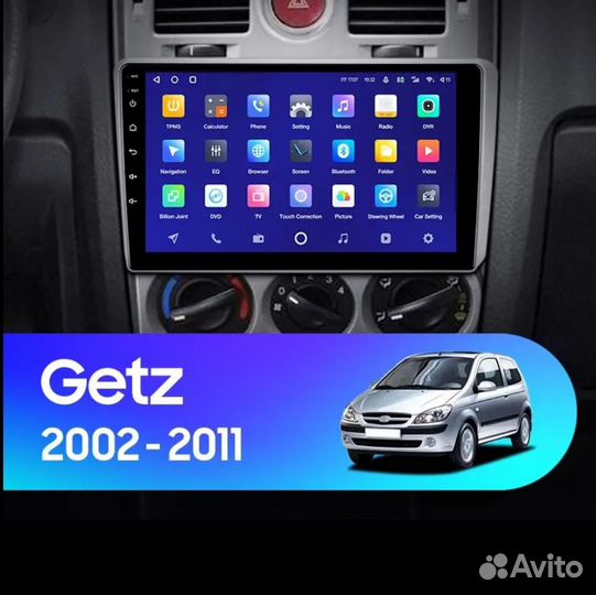 Магнитола Teyes Hyundai Getz 2002-2010