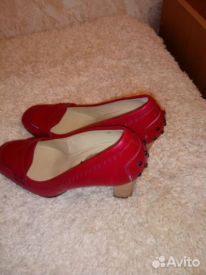 Туфли женские Tods 38 размер натуральная кожа