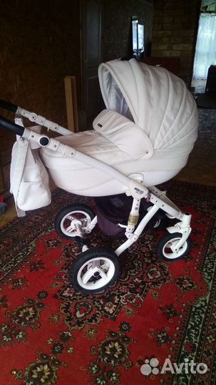 Коляска 2 в 1 эко кожа